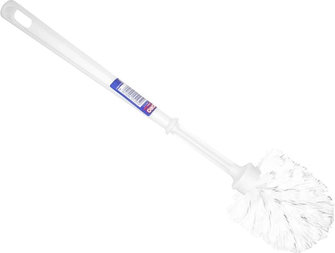 WC-borstel van plastic zonder houder, wit