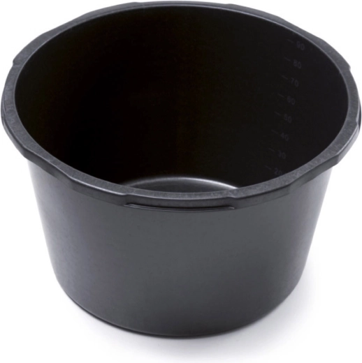 Ronde mortelkuip 90 l van duurzaam kunststof