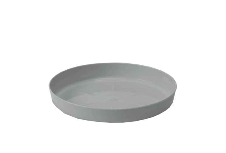Grijze onderzetter voor bloempot Lamela Magnolia 17 cm