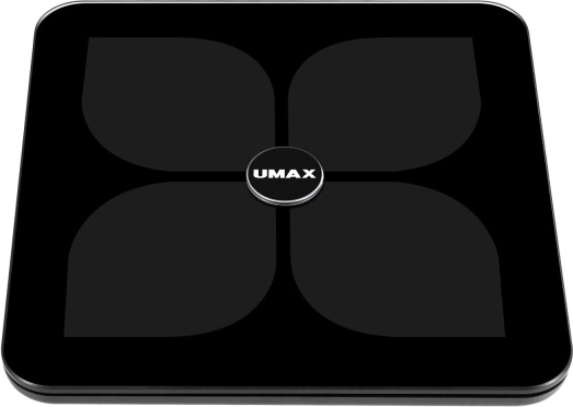 Slimme weegschaal UMAX Smart Scale US20HRC, zwart