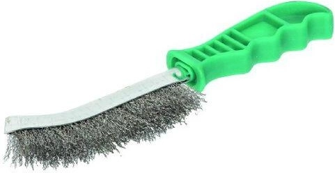 Handborstel PUNK met gegolfd roestvrij staal