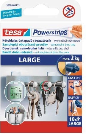 Dubbelzijdige kleefband voor voorwerpen Tesa (5 × 2 stuks)