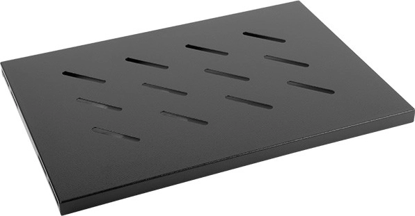 Legplank voor 19" racks 1U, 450 mm, zwart