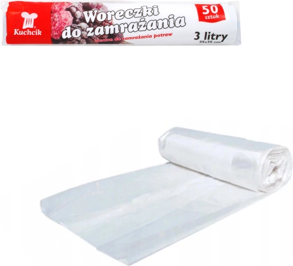 Diepvrieszakken Kuchcik 25 × 35 cm, 3 l (50 stuks)