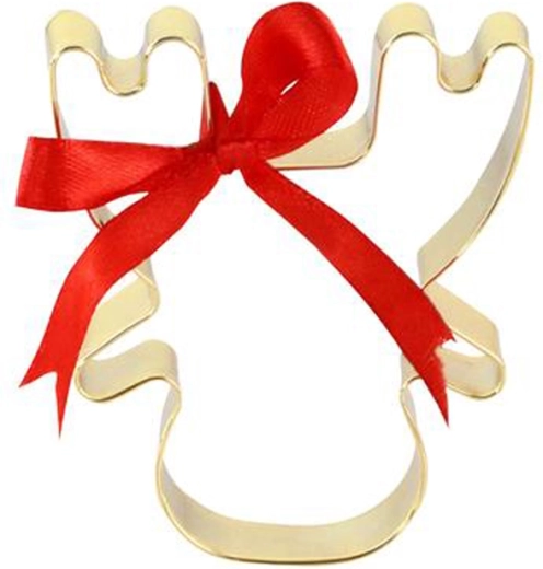 Koekjesuitsteker Toro – gouden rendier 7 cm