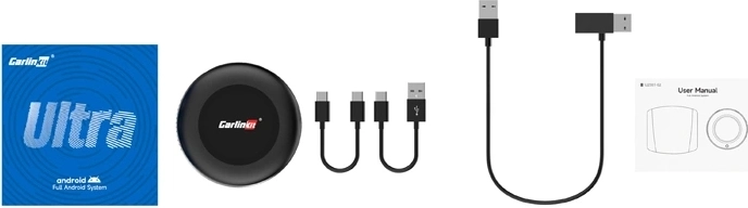 Draadloze adapter Carlinkit TBOX Ultra 3 Pro CarPlay en Android Auto