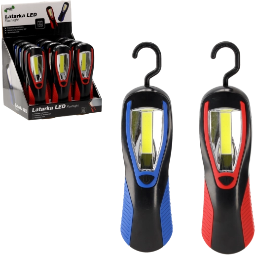 LED werklamp met haak, mix kleuren