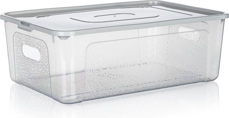 Opbergbox van kunststof met deksel 11 l