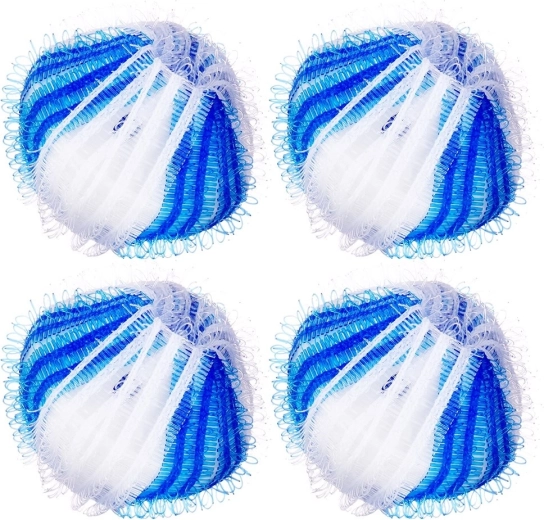 Wasballen tegen pluisjes en haren 5 cm, 4 stuks