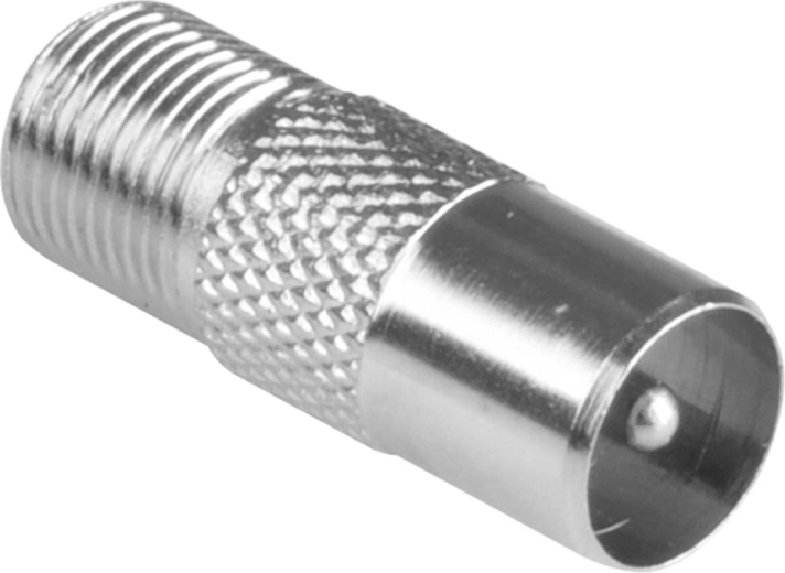 SENCOR-adapter van F-connector naar coaxiale tv-stekker