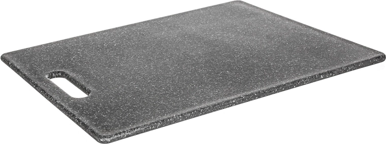Kunststof snijplank GRANITE 24,8 × 15 cm, grijs