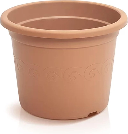 Plastic bloempot terracotta 15 × 11,2 cm met drainage