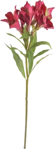 Kunstlelie rood 63 cm
