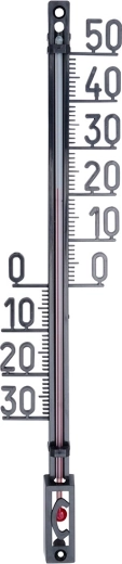 Vilde buiten- en binnenthermometer, zwart, 27 cm