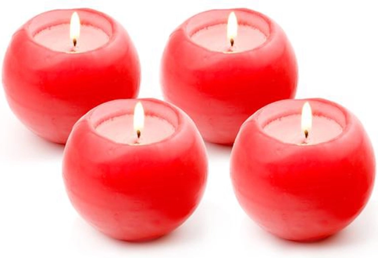 Bolkaars rood, set van 4 stuks
