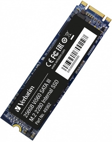 Verbatim vi560 interne SSD 256 GB M.2 2280 SATA - 1 stuk
