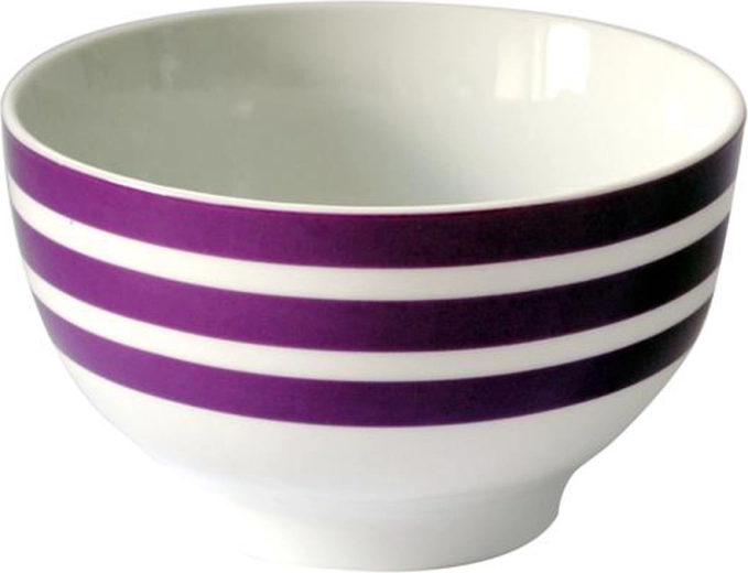 Keramische kom TORO 500 ml stip/strepen
