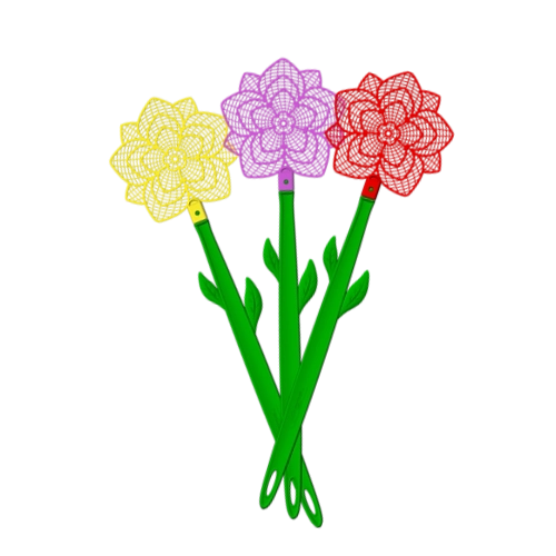 Vliegenmepper in bloemvorm BROS