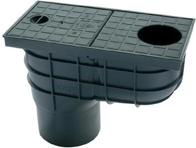 Dakwaterafvoer DN 110 kunststof zwart