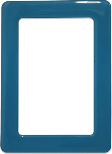 Magnetische zelfklevende lijst 12,3x8,1 cm - turquoise