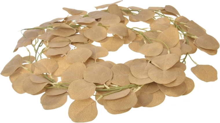 Eucalyptusgirlande beige 2 m