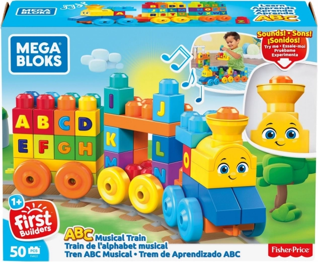 Mega Bloks muzikale trein met letters