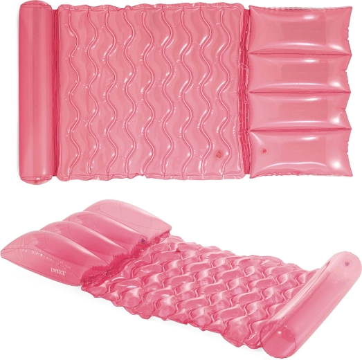 Opblaasbaar strandluchtbed INTEX roze 173 × 89 cm