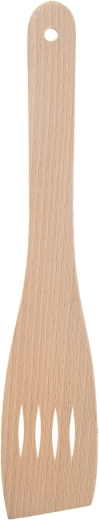 Houten keukenspatel met gaten 30 cm