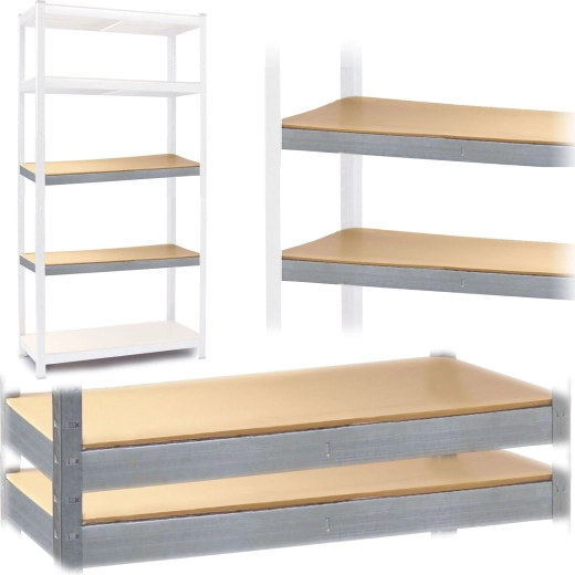 Set planken voor Humberg-rekken 90 × 40 cm – 2 stuks