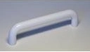 Witte kunststof meubelgreep 96 mm IZA