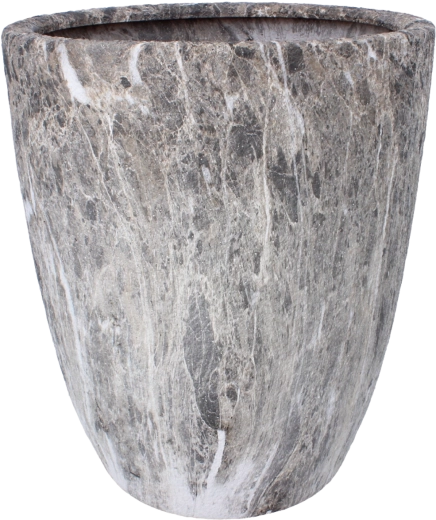 Keramische bloempotcover met marmereffect 37 × 37 × 45,5 cm
