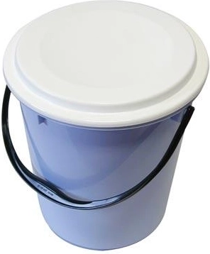 Emmer met deksel en maatverdeling 10 l