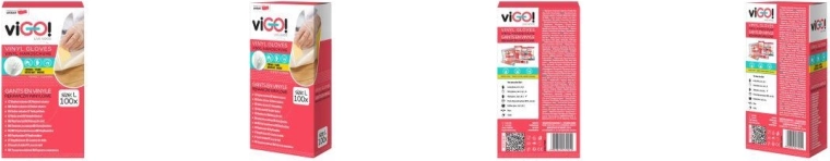 Vinyl wegwerphandschoenen L, 100 stuks