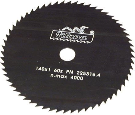 Zaagblad PILANA 140 mm, 60 tanden, 1,0 mm, boring 16 mm