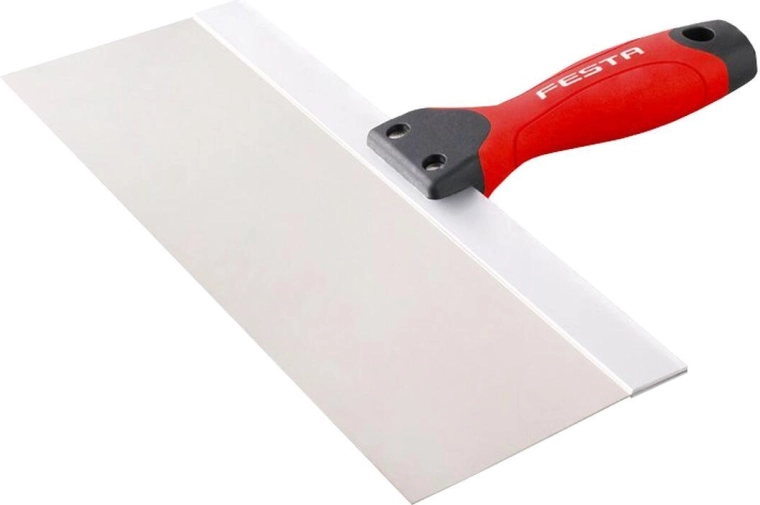 RVS spaan met versteviging 200 mm FESTA