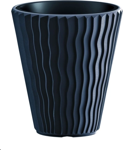 Bloempot Prosperplast Sandy Slim antraciet 37 l