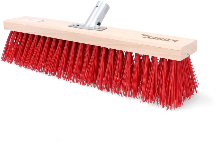 Straatbezem 40 cm met harde nylonborstels