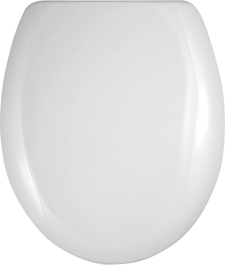 Universele kunststof wc-bril met kunststof bevestigingen