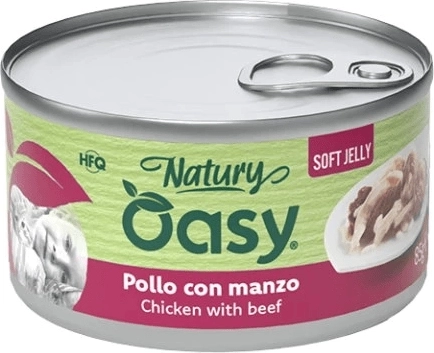 Oasy Natury Soft Jelly kip met rund 150 g