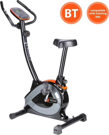 Magnetische hometrainer HMS met Bluetooth en LCD-scherm