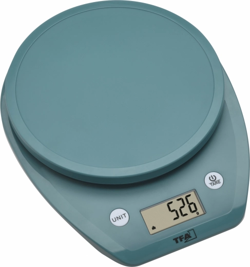 Digitale keukenweegschaal TFA MOCHI, turquoise