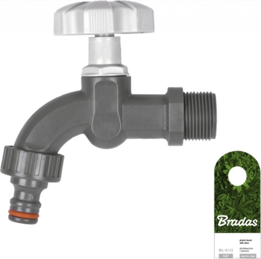 Kraantje 1/2" met binnendraad voor snelkoppeling White Line