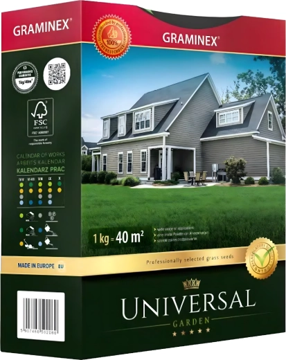 Premium universele graszaadmengeling 1 kg – duurzaam en dicht gazon