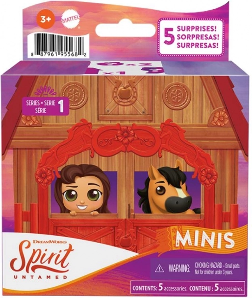 Mustang-figuurtjes Minipony en mini vriend blond