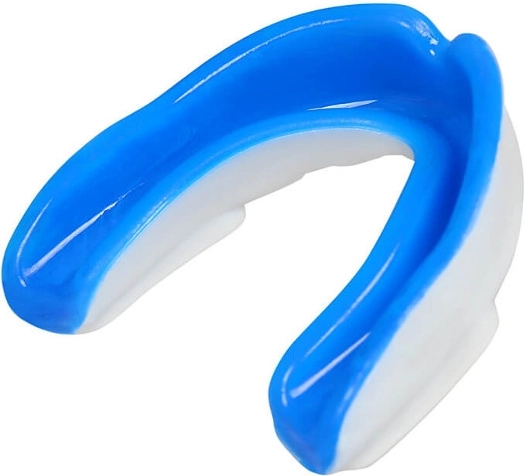 DBX Bushido gebitsbeschermer wit‑blauw