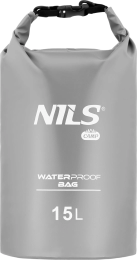 Waterdichte zak NILS Camp 15 l grijs