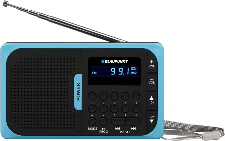 Zakradio BLAUPUNKT PR5BL met FM, USB en microSD