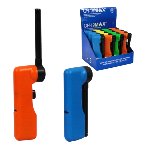 Opvouwbare navulbare piëzo-aansteker met draaibare kop 11–19 cm