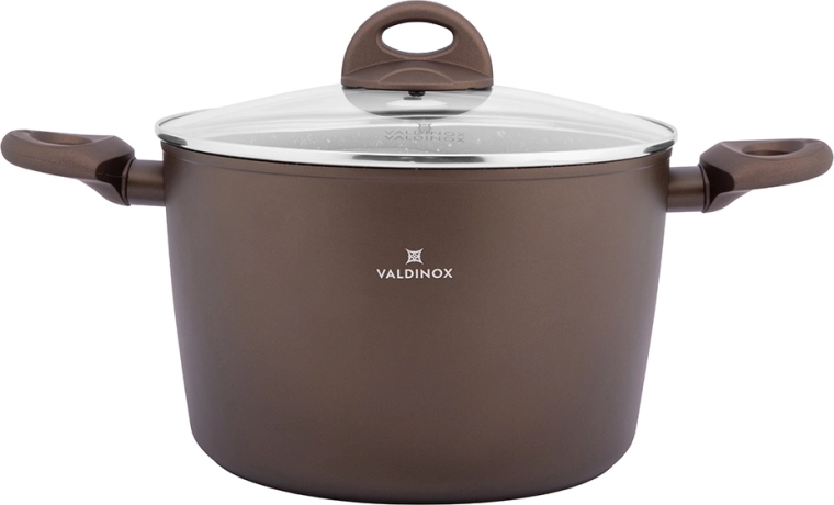 Valdinox Aurum kookpan 24 cm met deksel 6 l