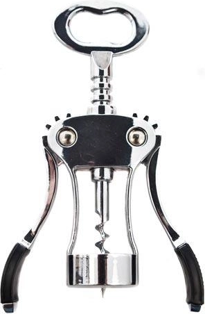 Vleugelkurkentrekker voor wijn CULINARIA DELUXE 18 cm, chroom